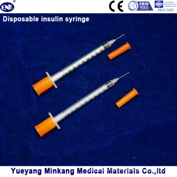 Jeringas de insulina desechables de 1cc Jeringas de insulina de 0.5cc Jeringas de insulina 0.3cc (ENK-YDS-042)